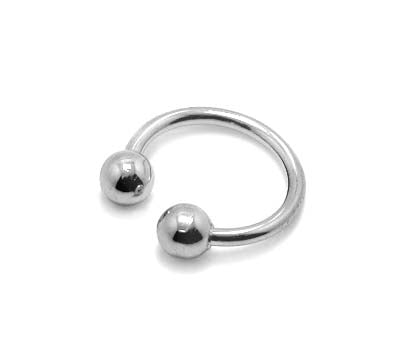 16G Plain Circular Barbell (3mm Ball) - 10 Pack [CB]