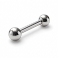 14G Plain Straight Barbell (5mm Ball) - 10 Pack [BB]