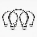 16G Plain Circular Barbell (3mm Ball) - 10 Pack [CB]