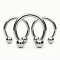 16G Plain Circular Barbell (4mm Ball) - 10 Pack [CB]