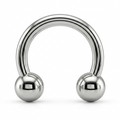 14G Plain Circular Barbell (5mm Ball) - 10 Pack [CB]