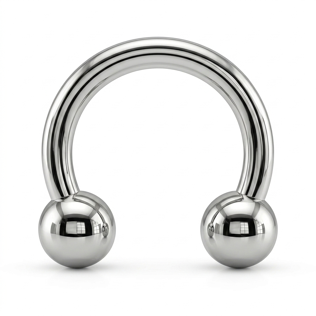 14G Plain Circular Barbell (5mm Ball) - 10 Pack [CB]