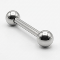 14G Plain Straight Barbell (4mm Ball) - 10 Pack [BB]