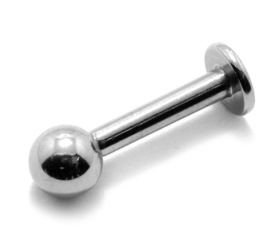 [L] 14G Labret (5mm ball) - 10 Pack